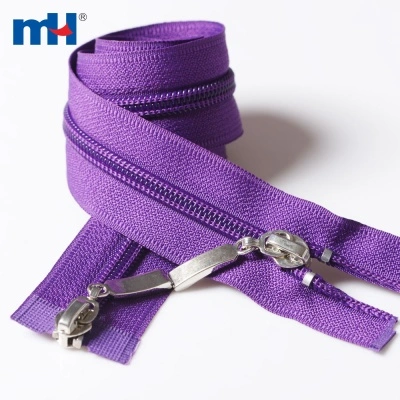 #5 Nylon Coil Two-Way Separating Zipper
