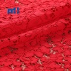 Red Corded Alencon Lace