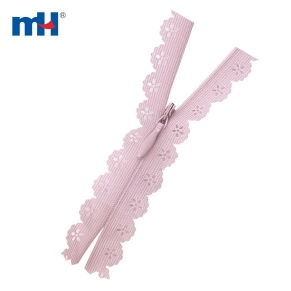 #3 Invisible Designed Lace Tape Zipper