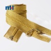 #5 Nylon Gold Teeth Gold Tape Zipper