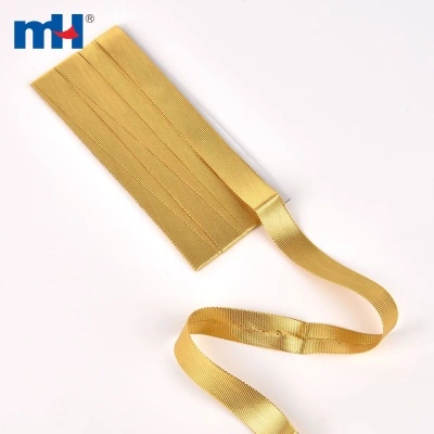 Gold Metallic Shiny Bias Binding