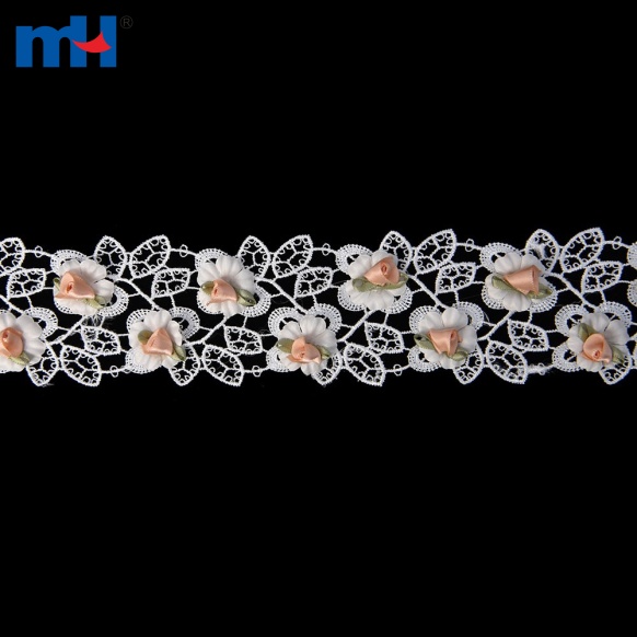 19NL-6564-3D Polyester Lace