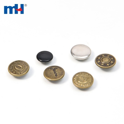 Iron jeans button