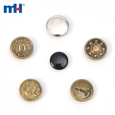 Iron jeans button