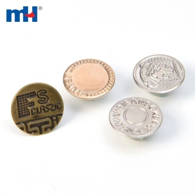 Iron jeans button
