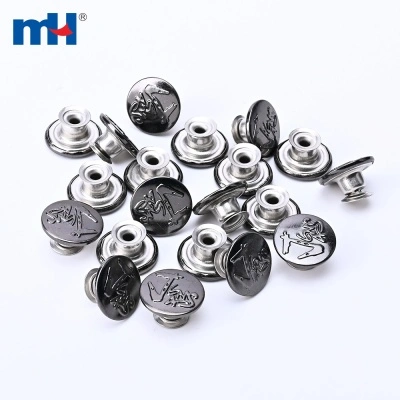 Zinc Alloy Jeans Button