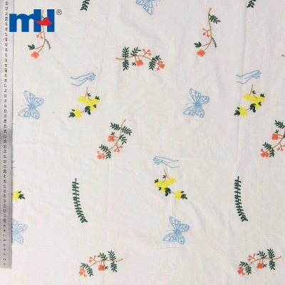 Embroidered Cotton Lace Fabric