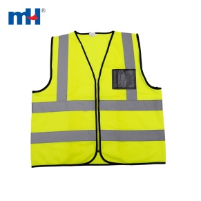 Chaleco de trabajo de seguridad amarillo de alta visibilidad