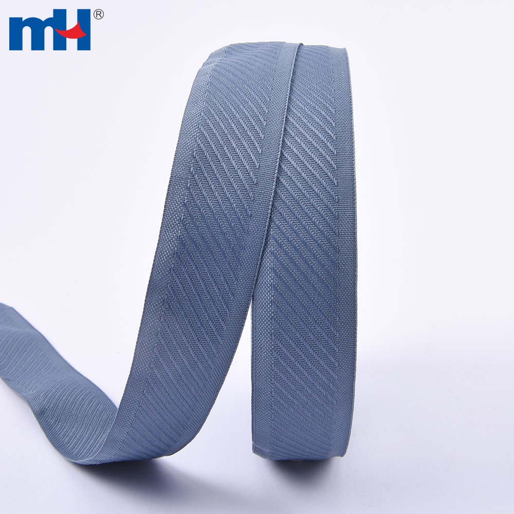 MH Manufacturer Diagonal Striped Woven Bedding Mattress Webbing Tape