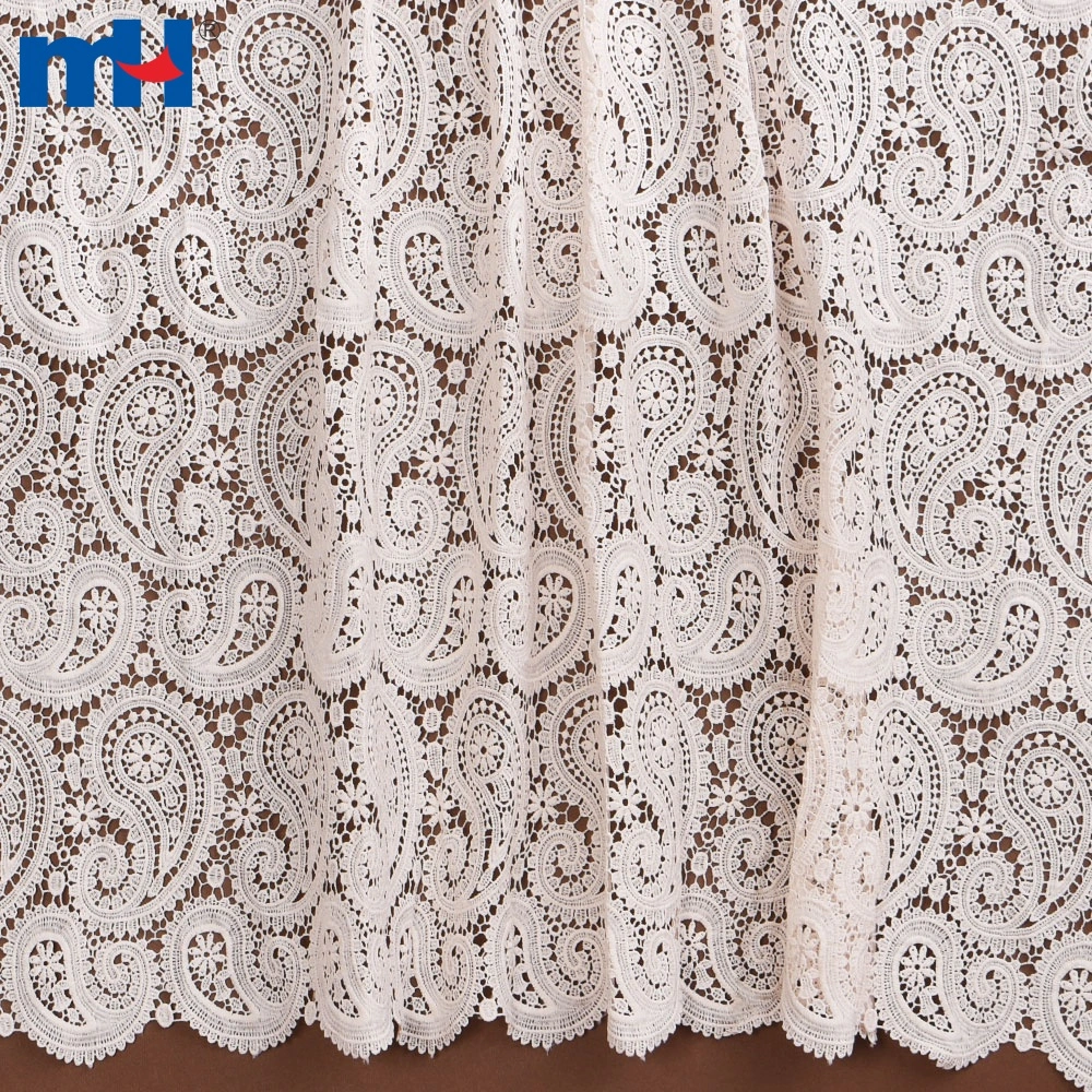 tela de encaje paisley
