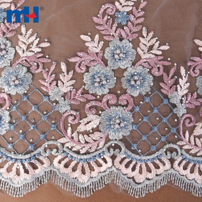 Sequins Beads Lace Fabric