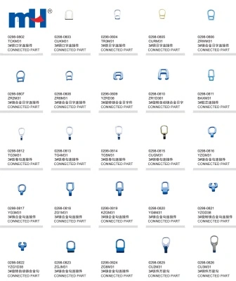 Zipper Slider Accessory Zinc Hook