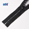 #3 Black Rhinestone Zipper