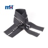 rhinestone zippers