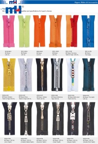 plastic zipper catalogue