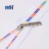 multi-color teeth plastic zipper