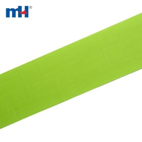 Tissu réfléchissant vert brillant cousu sur TC, 5 cm
