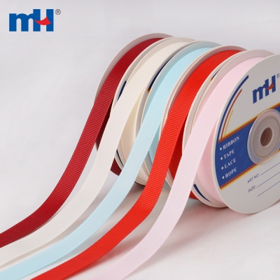 5/8" Solid Color Polyester Grosgrain Ribbon