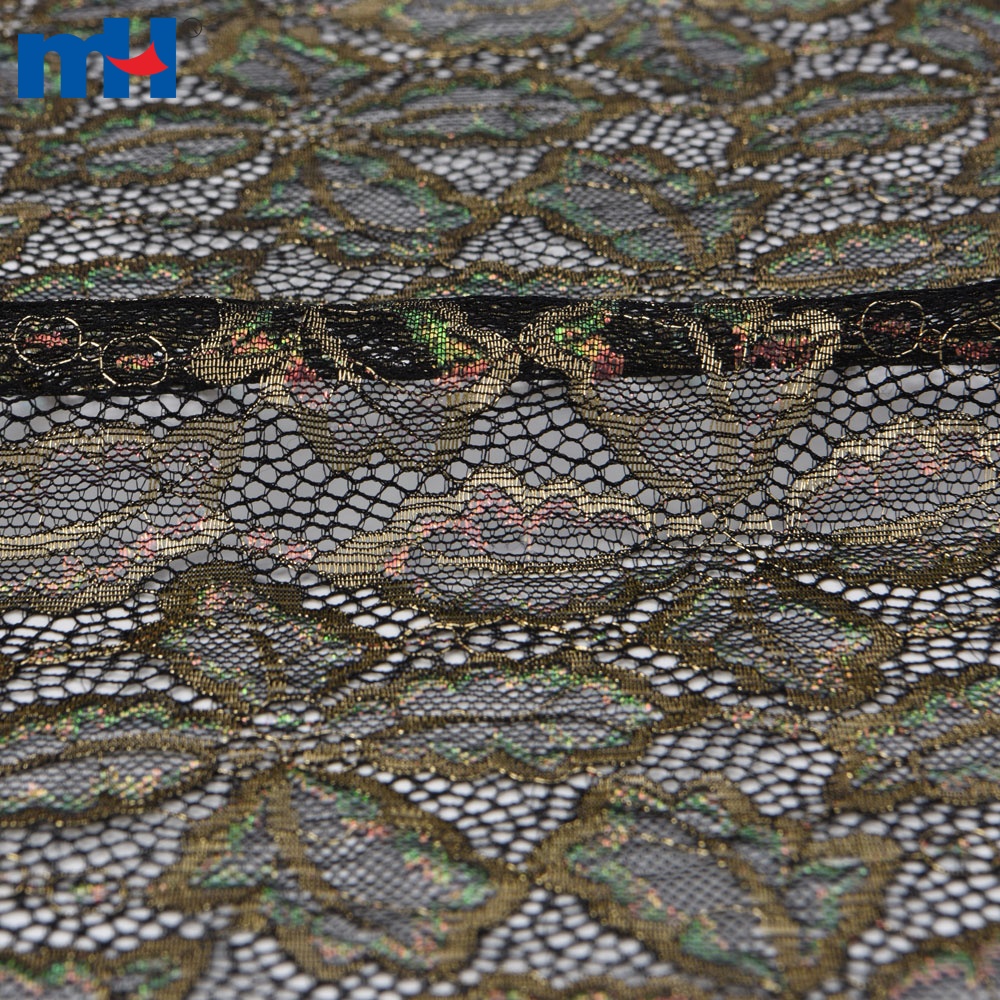 metallic gold lace