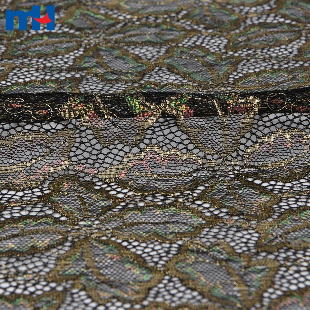 metallic gold lace