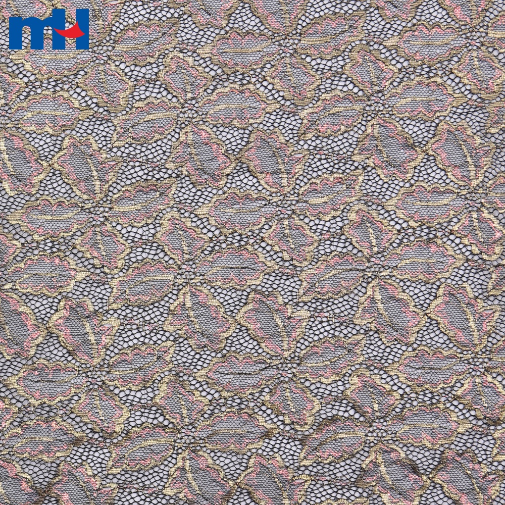 metallic nylon lace