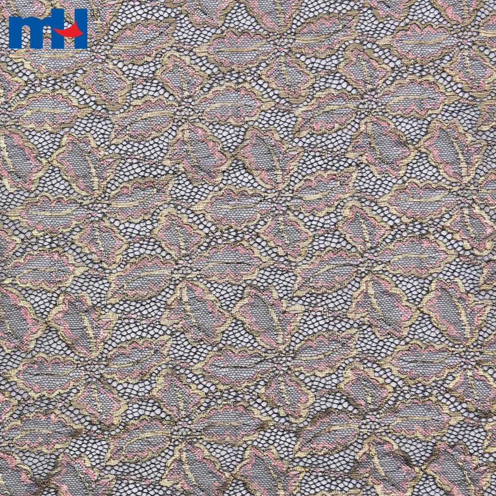 metallic nylon lace