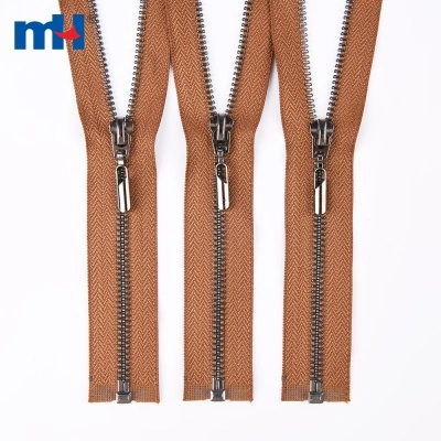 #5 Light Black Golden Brass Zipper