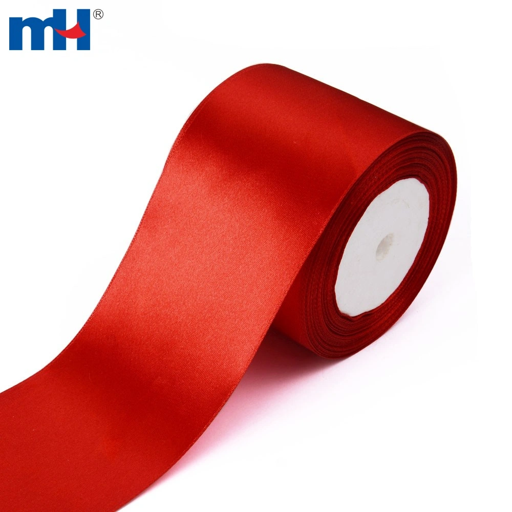 Red Satin Ribbon 1 Inch 50 Yard Roll for Gift Wrapping, Weddings