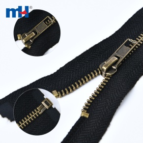 metal zipper with nomex tape
