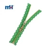 #5 Metal Brass Teeth Zipper with Lace Tape