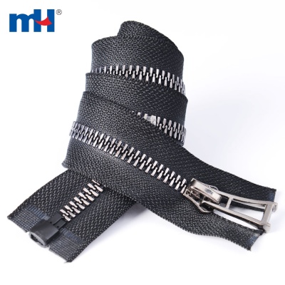 #7 Plated Triangle Teeth Resin Zipper