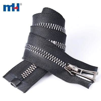 #7 Plated Triangle Teeth Resin Zipper