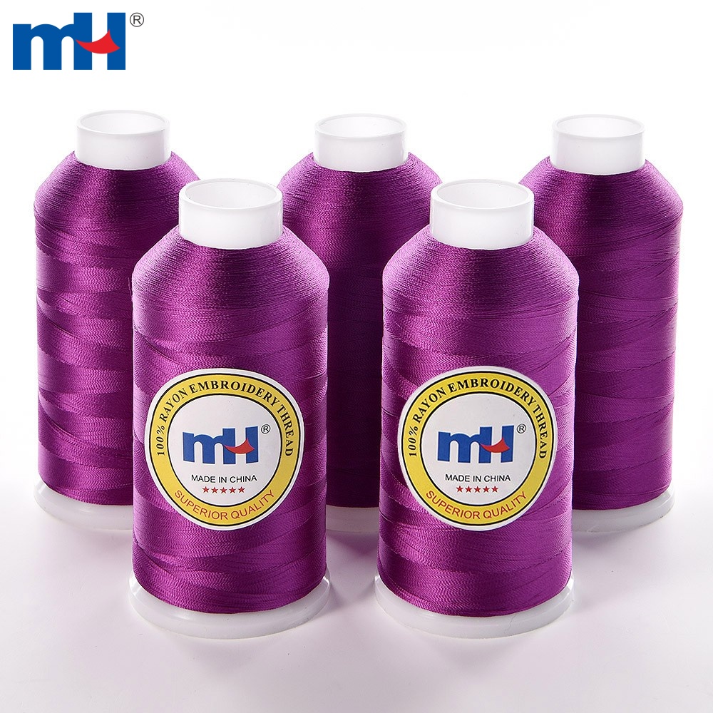 150D/2 Rayon Thread for Embroidery Supplier in China-MH