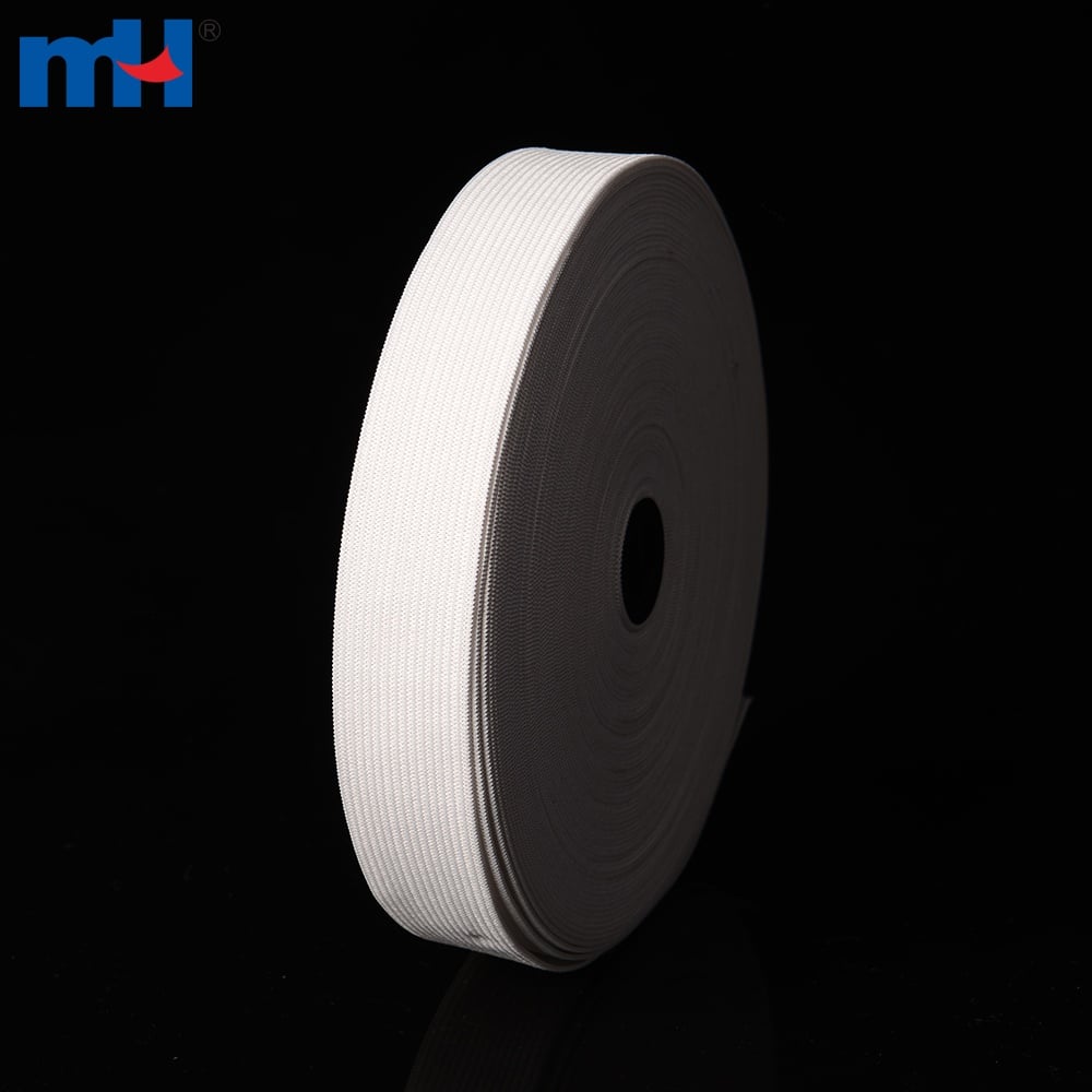 25mm White Knitted Sewing Elastic Band Waistband Manufacturer in China