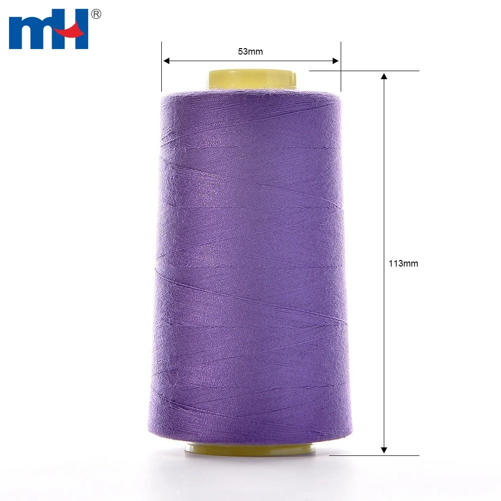 Hilo de poliéster 30s/3 para coser.