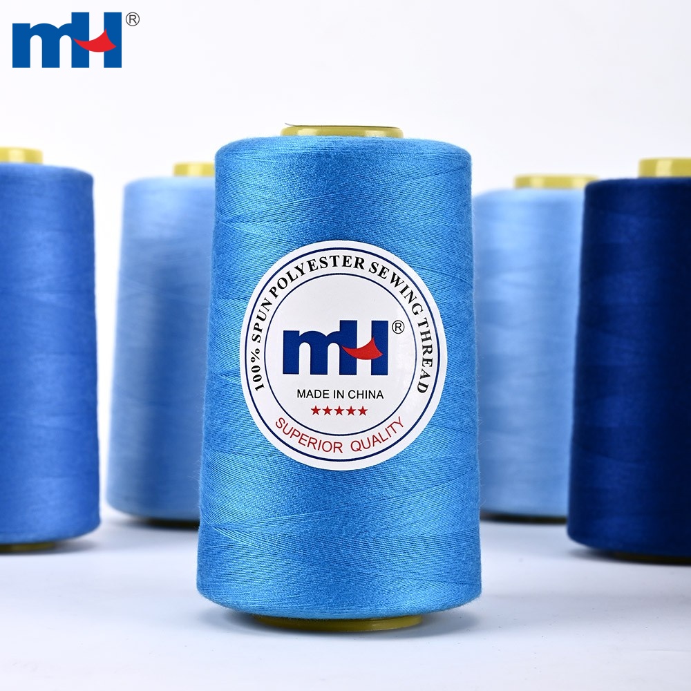 MH China factory 30S 3 100% Spun Polyester Threads for Sewing Machines
