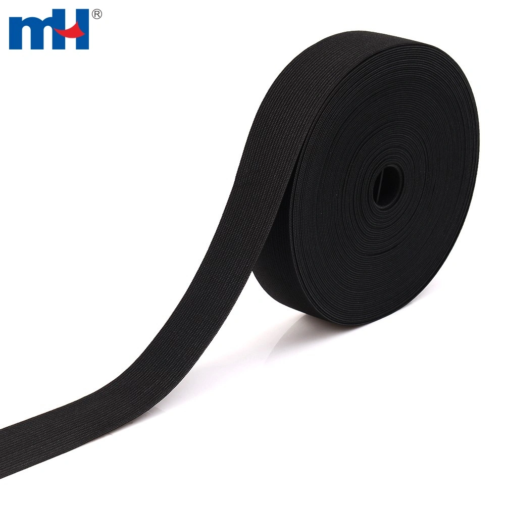 35mm Black Knitted Elastic bing Band Manufacturer and Factory