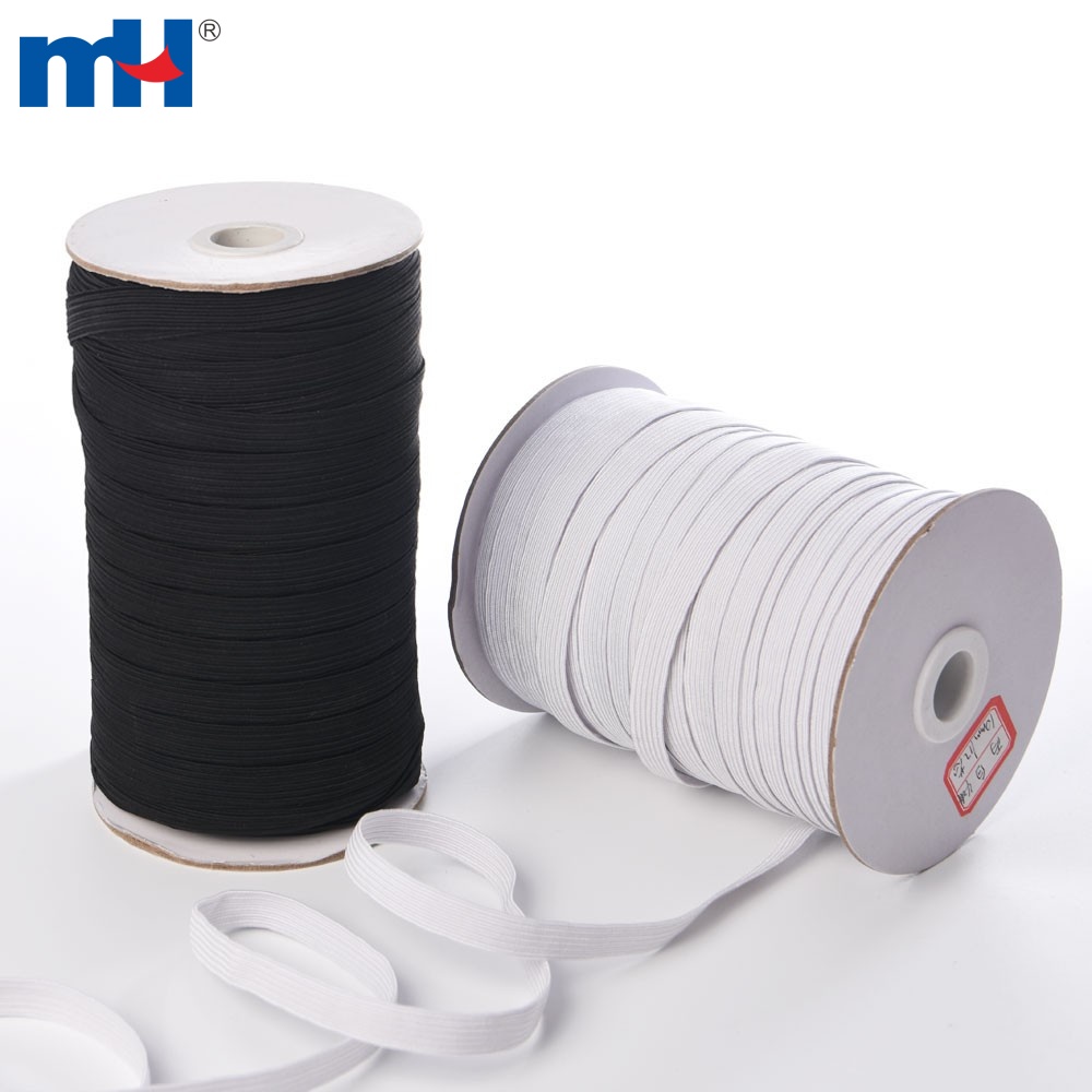 Latex Flat Braided Elastic 12cords 10mm Manufacturer