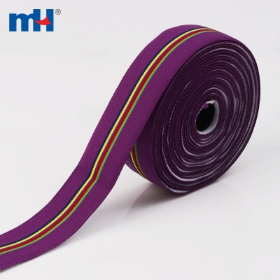 36mm 24.3g/m Spandex Nylon Jacquard Elastic