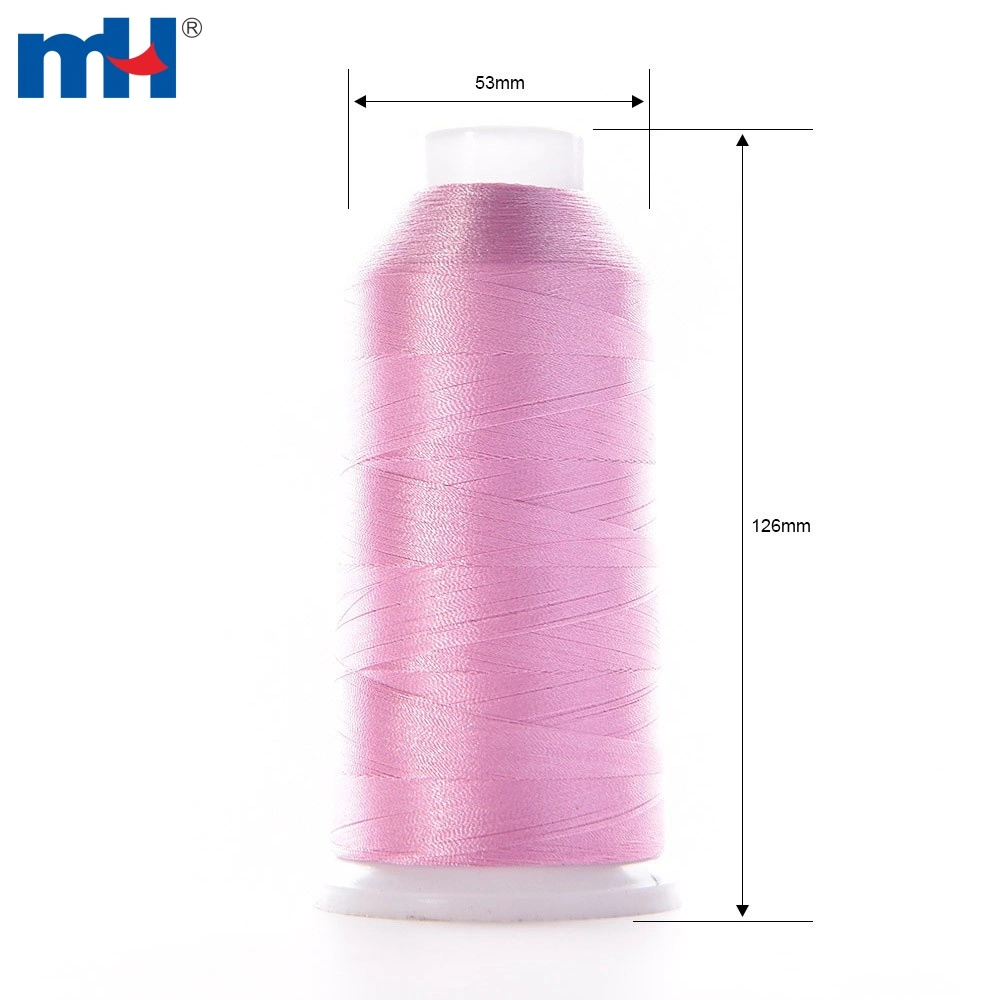 120D/2(40wt)wholesale 100% polyester embroidery thread for