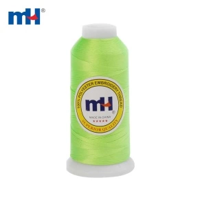 Machine Embroidery Thread - Fluorescent Green