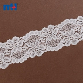 Elástico de encaje de punto de nylon tricot