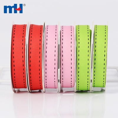 Saddle Stitch Grosgrain Ribbon