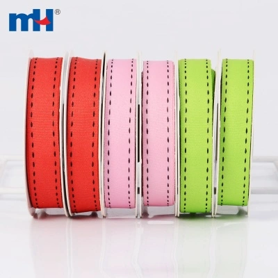 Saddle Stitch Grosgrain Ribbon