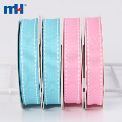 Saddle Stitch Grosgrain Ribbon