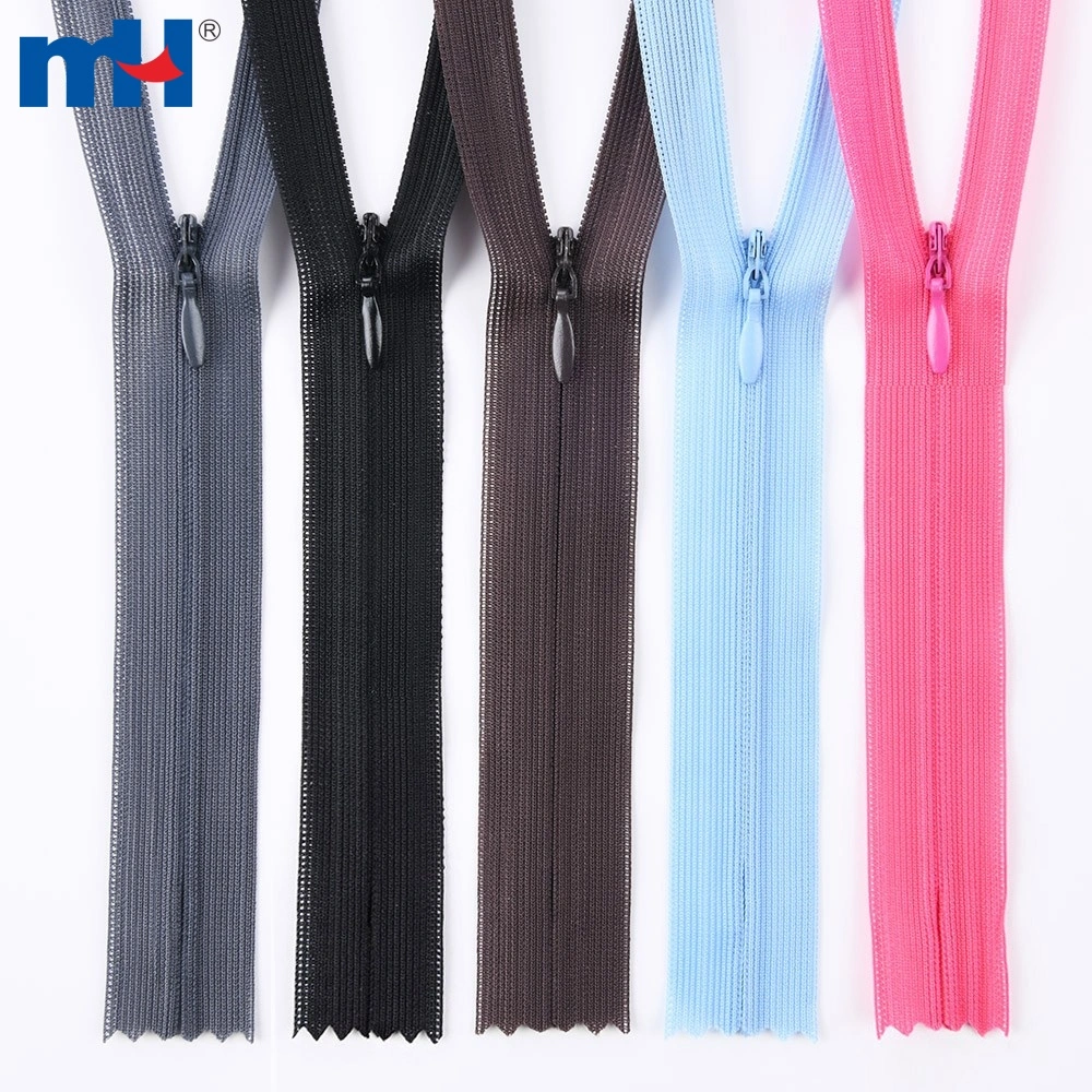 3 Invisible Lace Tape Close End Zipper for Dress Skirt