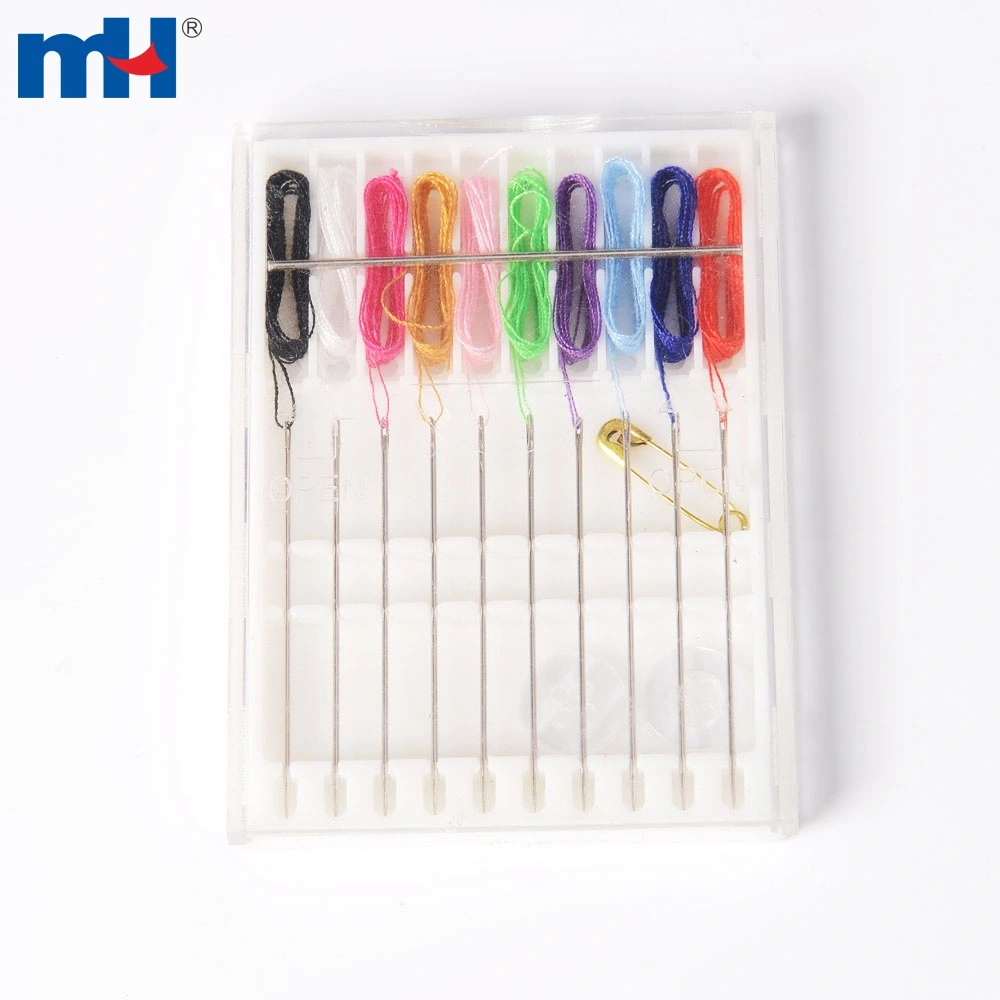 SEWING KIT THREADED NEEDLES