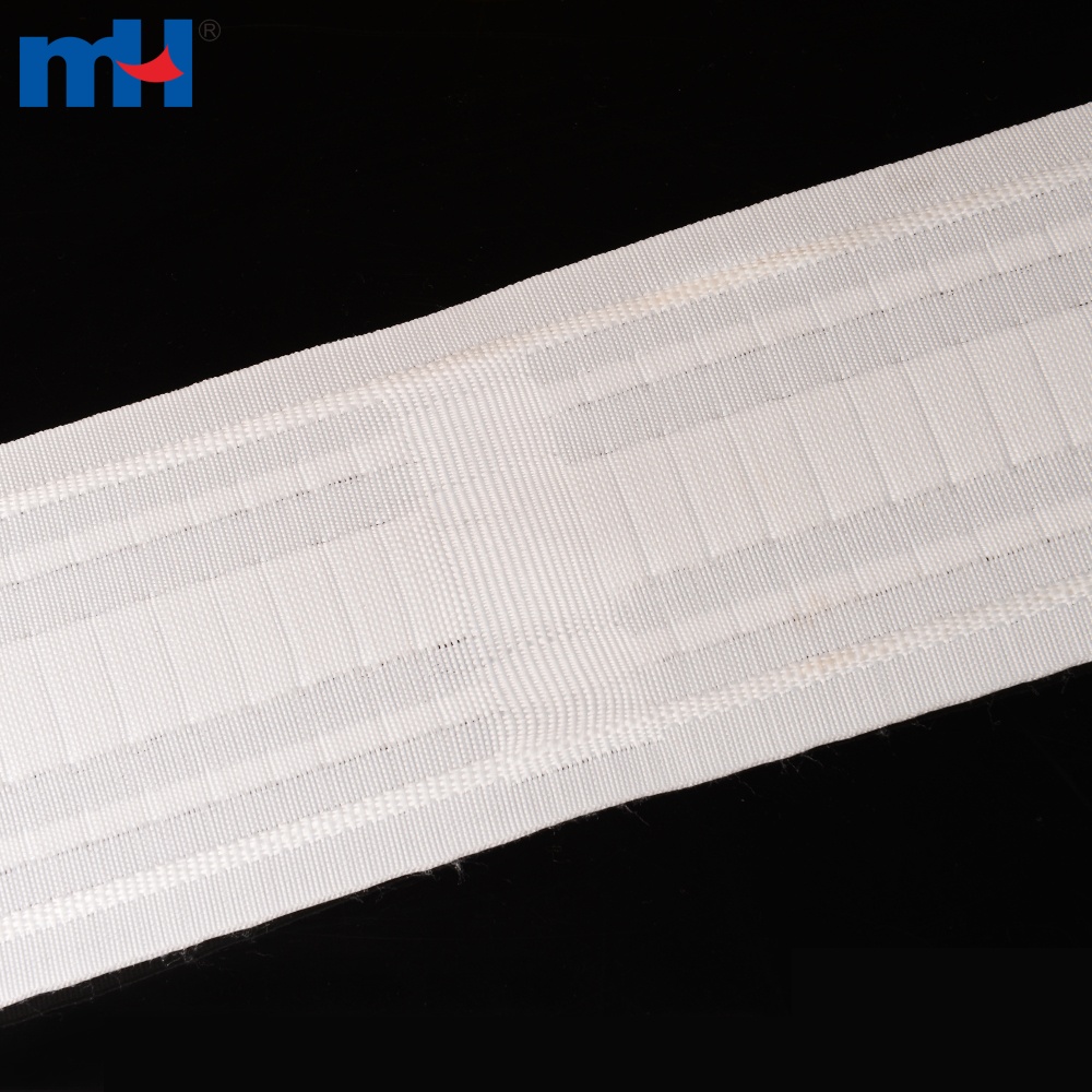 Curtain Header Tape With Pull Cords - 30M X 3CM Terylene Fabric For DIY Pleated Curtains, Durable & Versatile