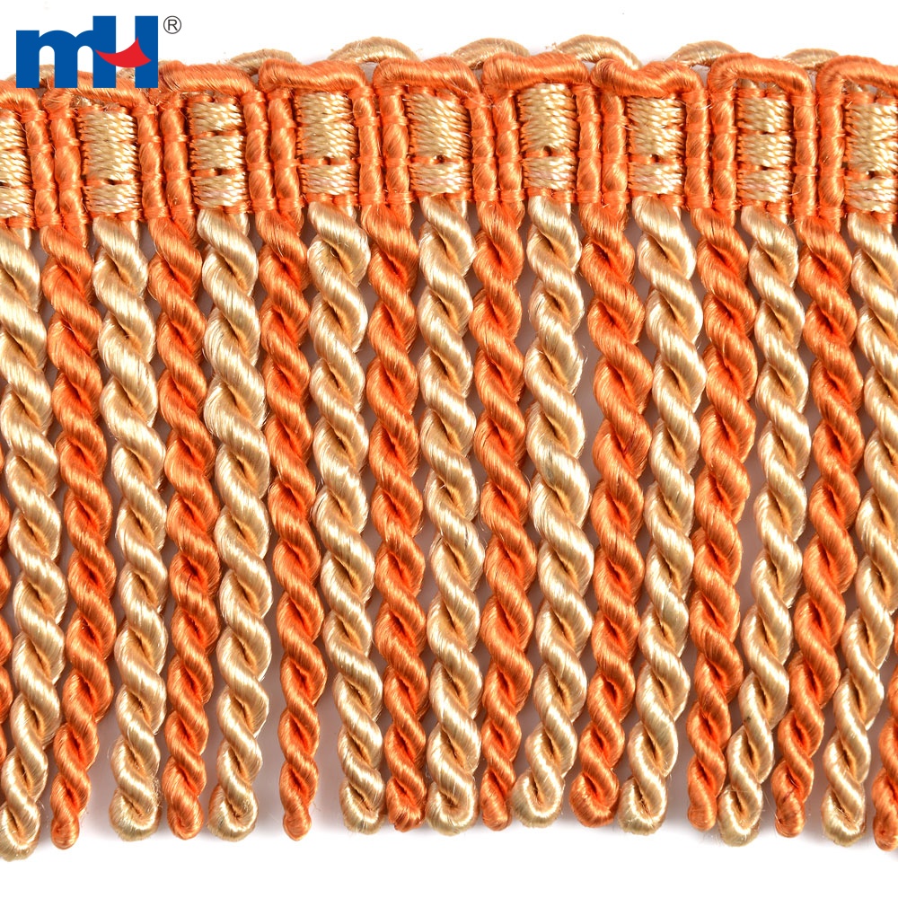 6.25cm Twisted Decorative Upholstery Bullion Fringe Trim