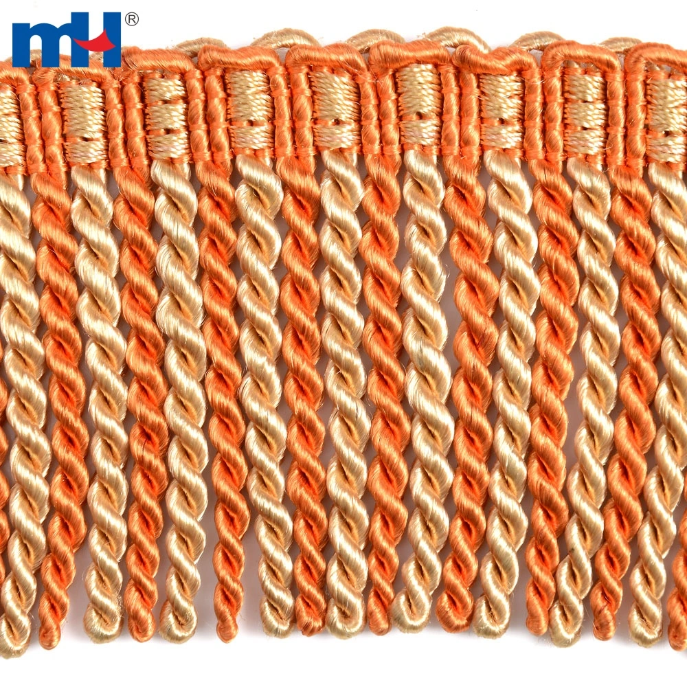 6.25cm Twisted Decorative Upholstery Bullion Fringe Trim